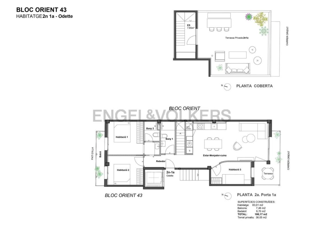 Obra nueva Orient en Sant Cugat del Vallès (Revista) plan 6