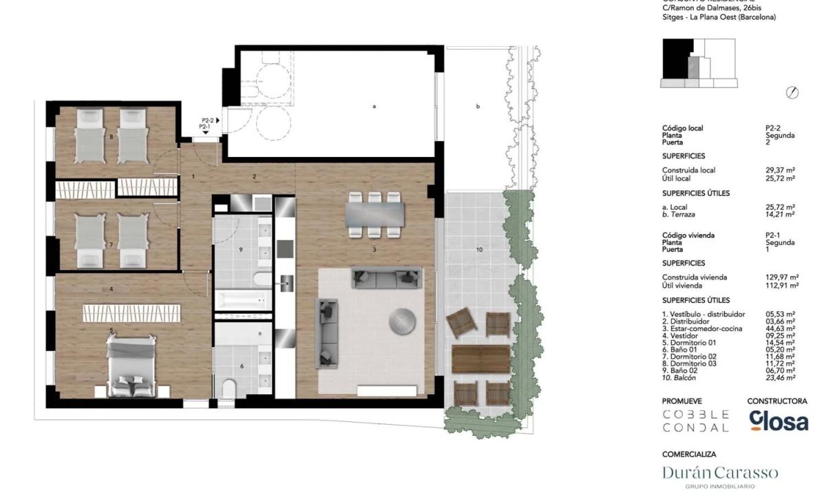 Obra nueva Monclair en Sitges (Revista) plan 4