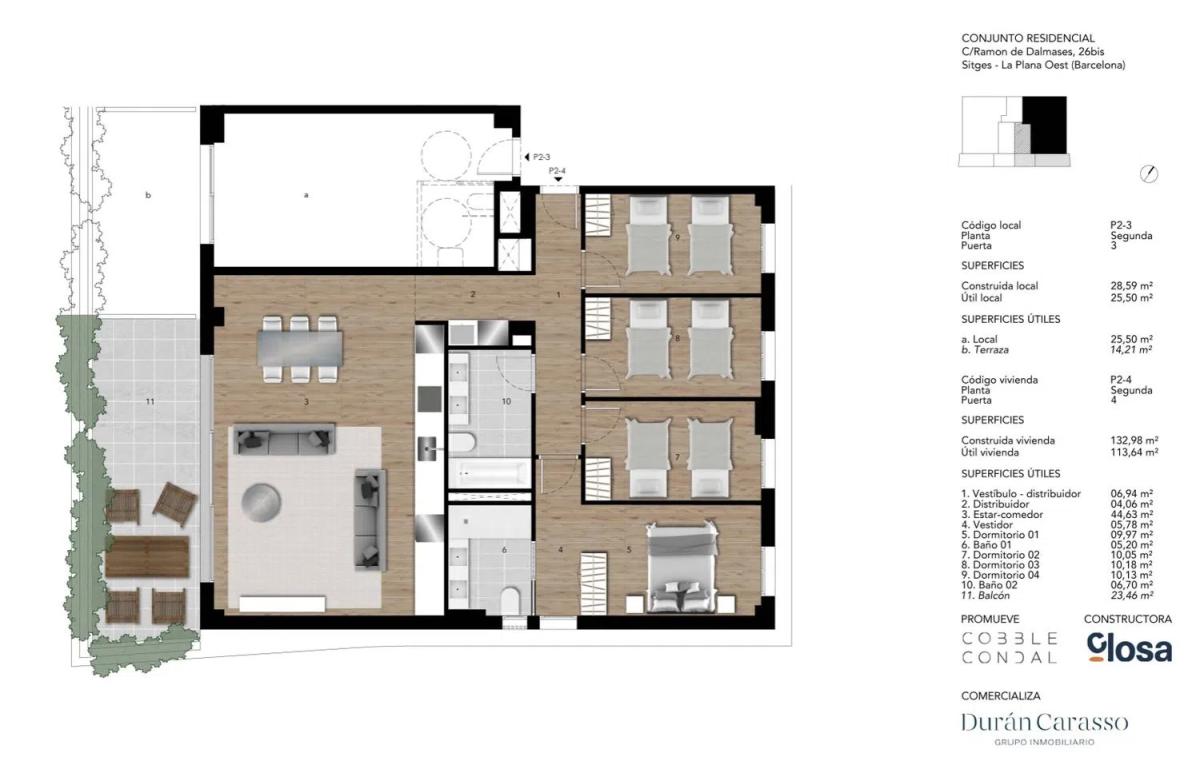 Obra nueva Monclair en Sitges (Revista) plan 6