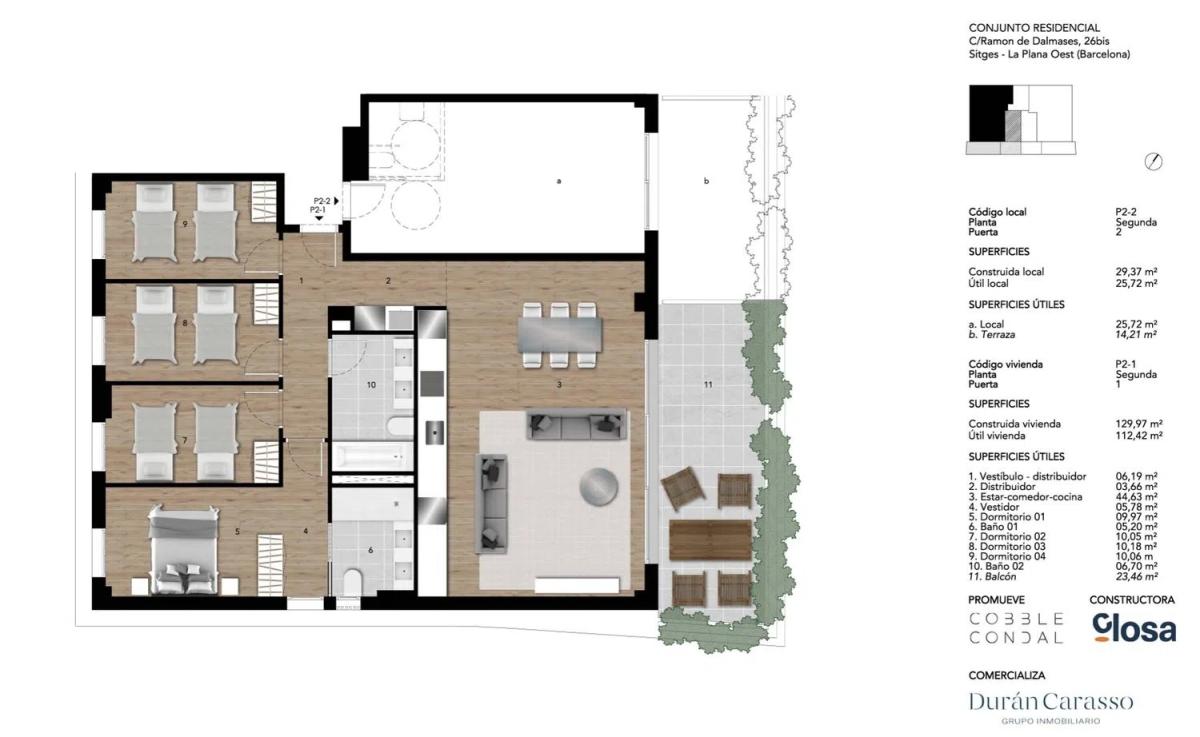 Obra nueva Monclair en Sitges (Revista) plan 8