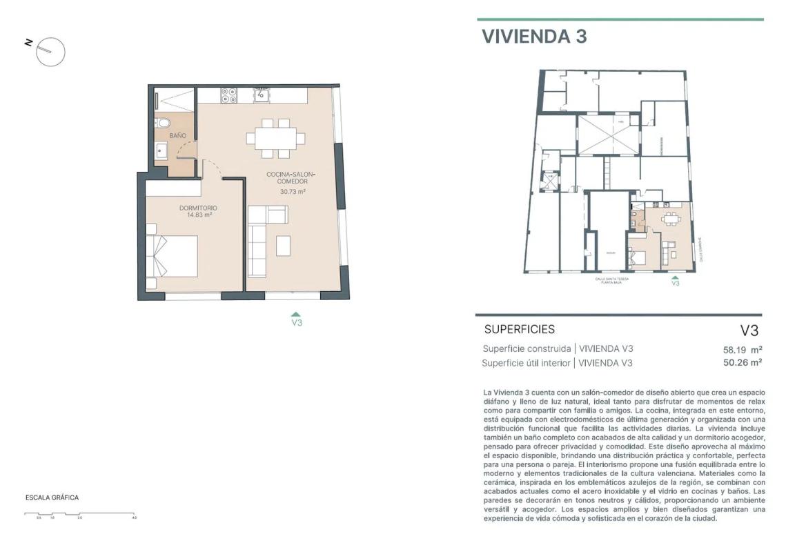 Nowa nieruchomość Apartamentos Mercat Central w Walencja plan 1