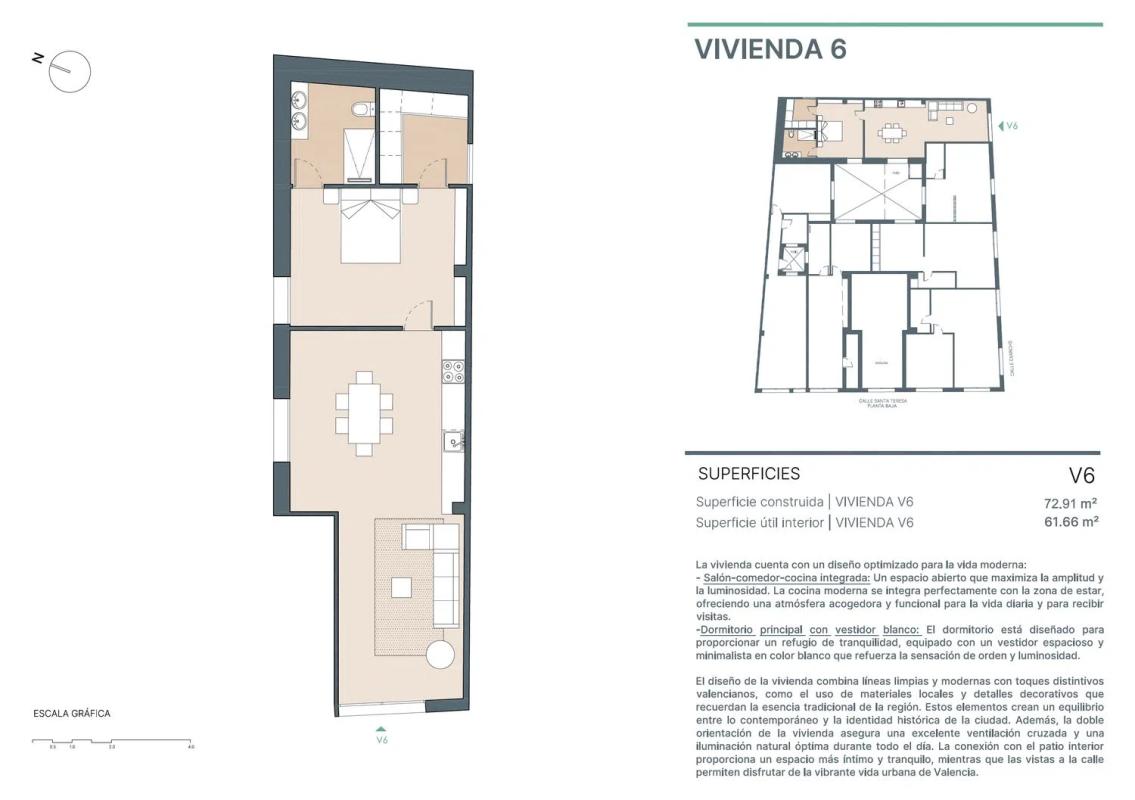 Nowa nieruchomość Apartamentos Mercat Central w Walencja plan 2
