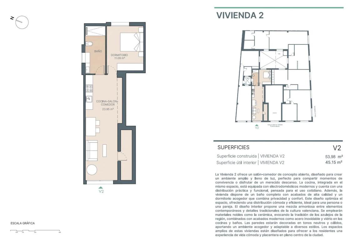 Nowa nieruchomość Apartamentos Mercat Central w Walencja plan 3