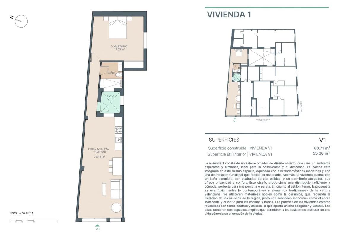 Nowa nieruchomość Apartamentos Mercat Central w Walencja plan 6