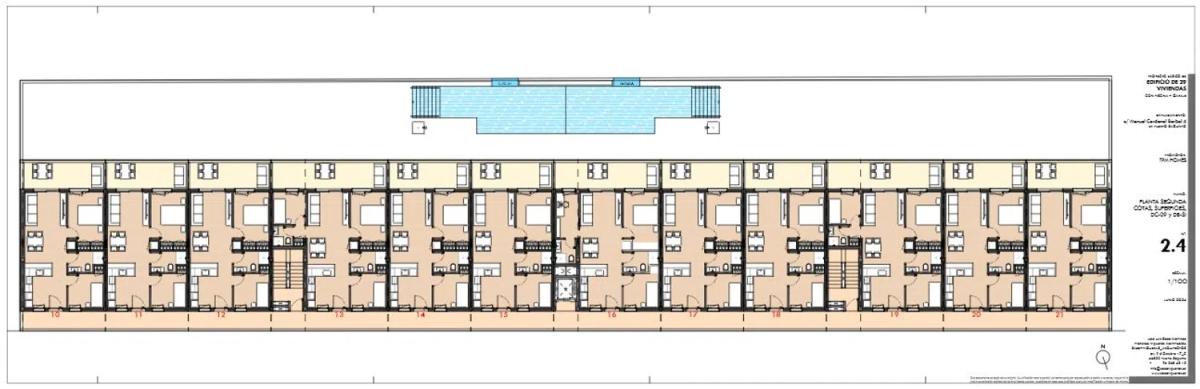 Obra nueva Residencial Azahar en Puerto de Sagunto (Revista) plan 1