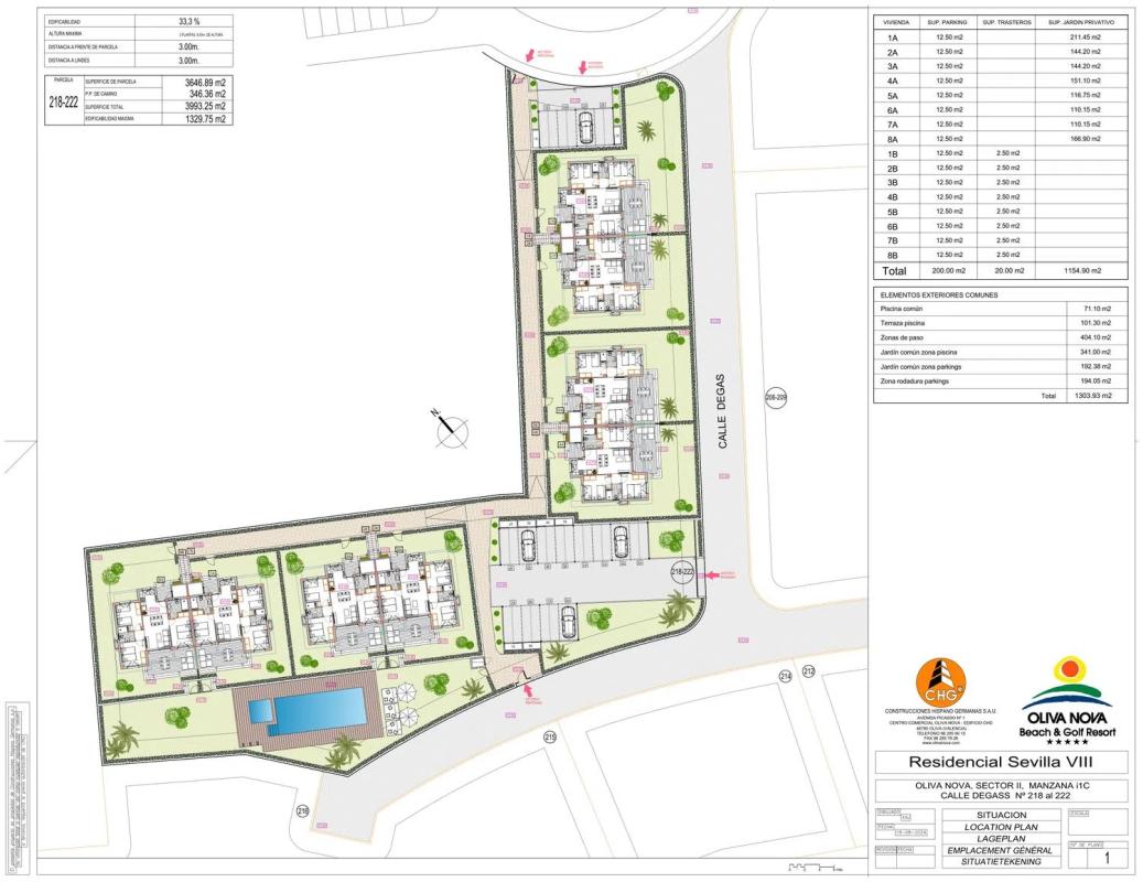 Venta de piso en Avenida Oliva Nova 2, 51, Oliva
plan 1