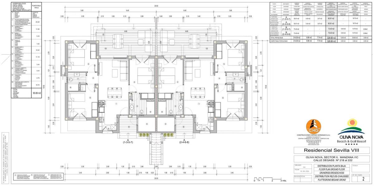 Venta de piso en Avenida Oliva Nova 2, 51, Oliva
plan 2