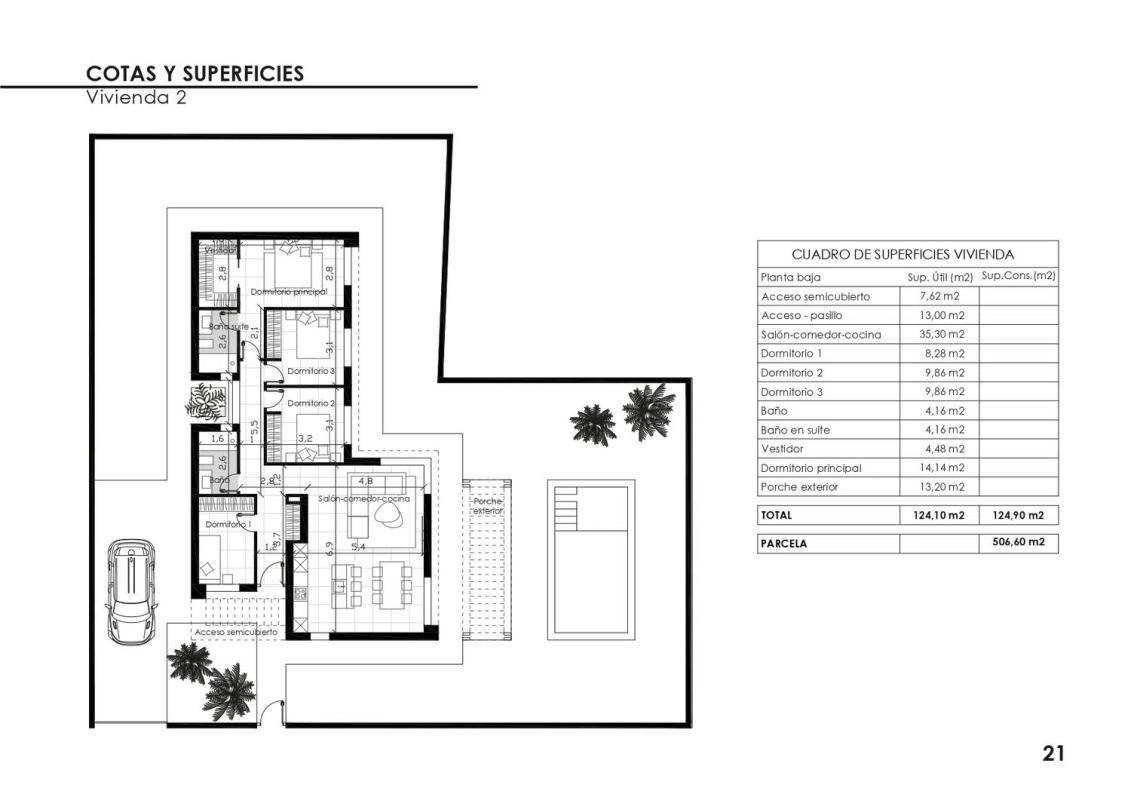 Obra nueva MARAVISA GARDENS en La Pobla de Vallbona (Revista) plan 3