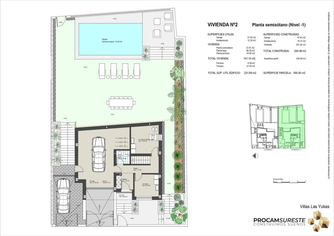 Venta de chalet independiente en Calle las Yukas, 12, Cartagena
plan 1