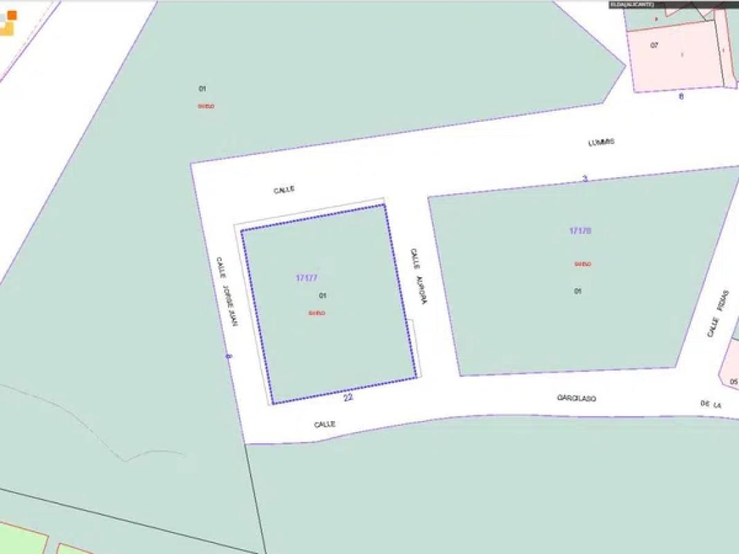 Terreno en venta en Elda, Alicante plan 1