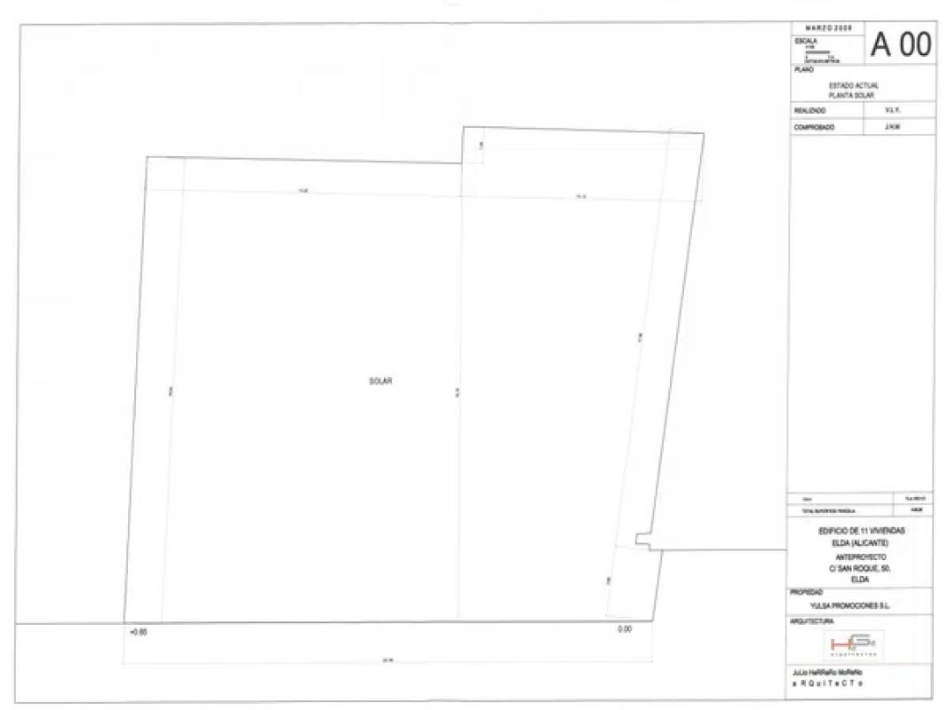 Terreno en venta en Elda, Alicante plan 4