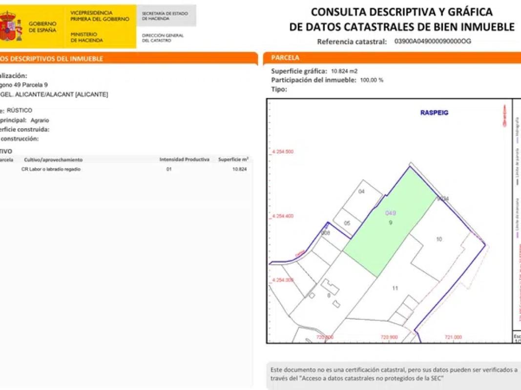 Terreno en venta en Mutxamel, Alicante photo 3