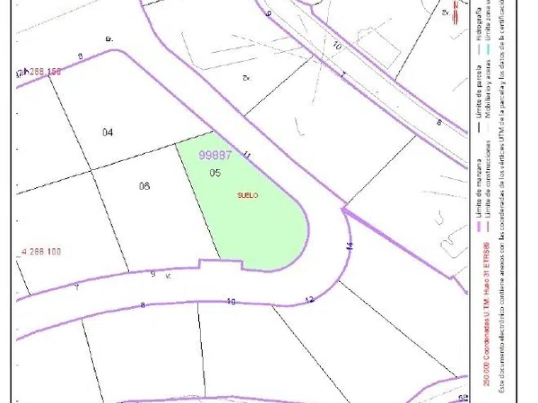 Land for sale in Moraira, Alicante plan 1