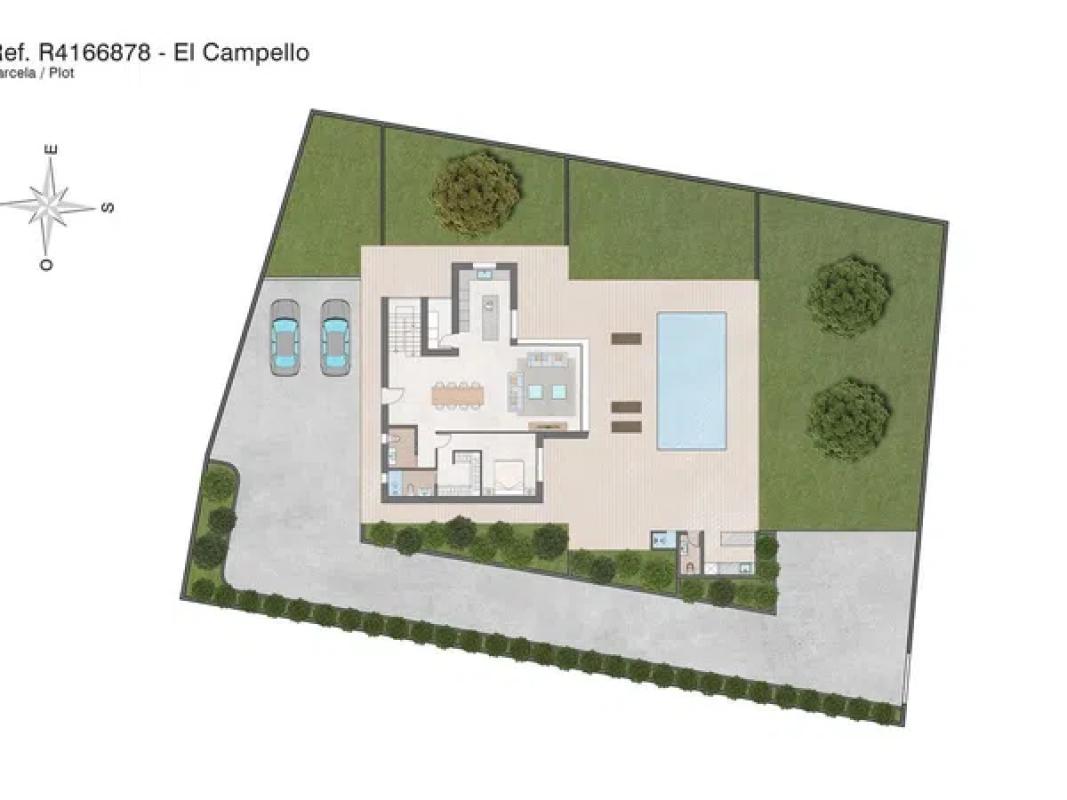 Terreno en venta en El Campello, Alicante plan 1