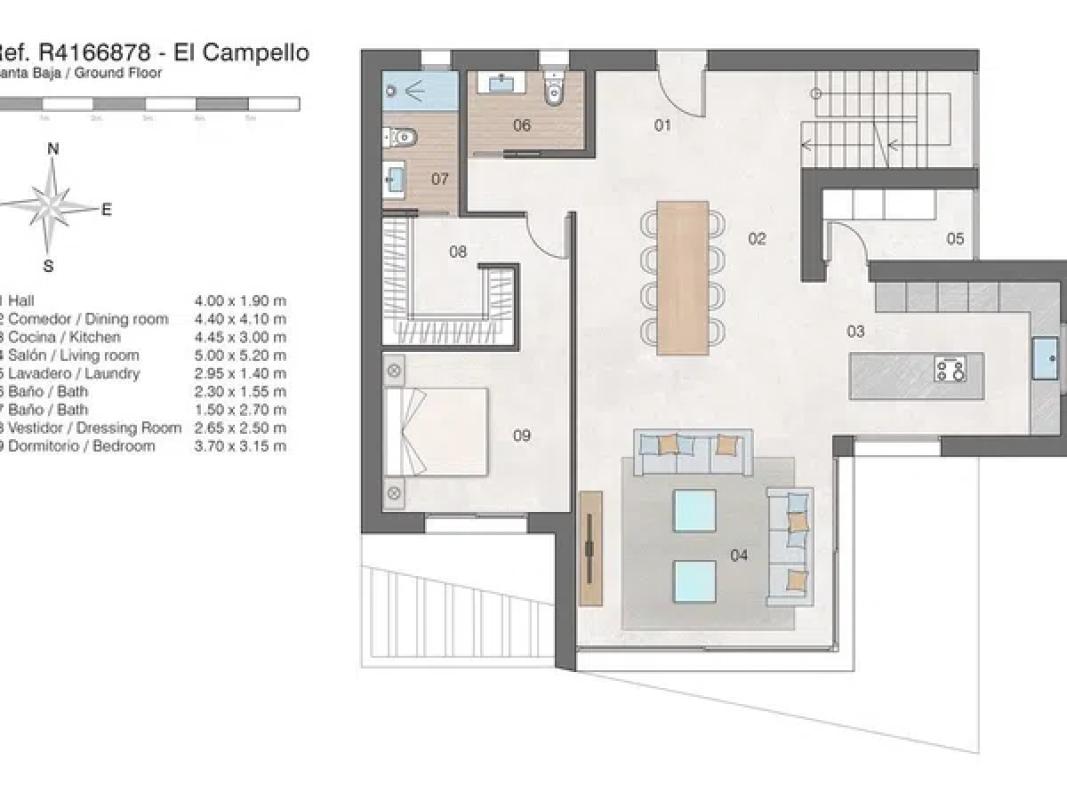 Terreno en venta en El Campello, Alicante plan 4