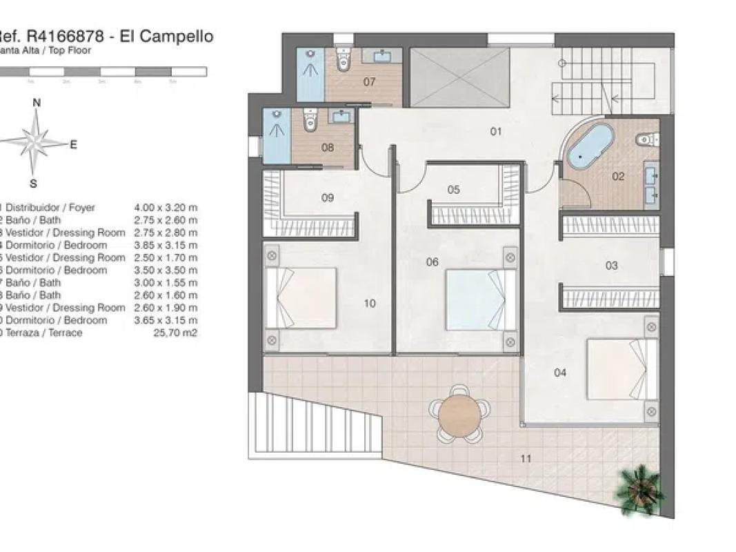 Terreno en venta en El Campello, Alicante plan 5