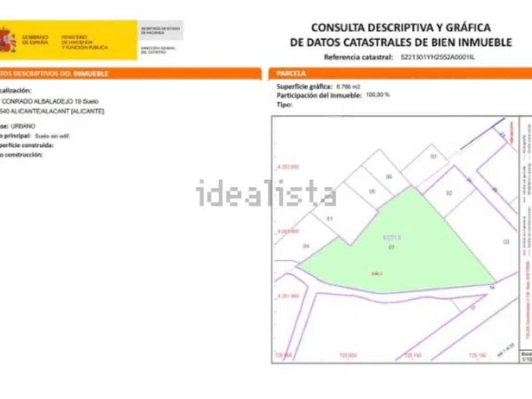 Terreno en venta en Alicante / Alacant, Alicante photo 1