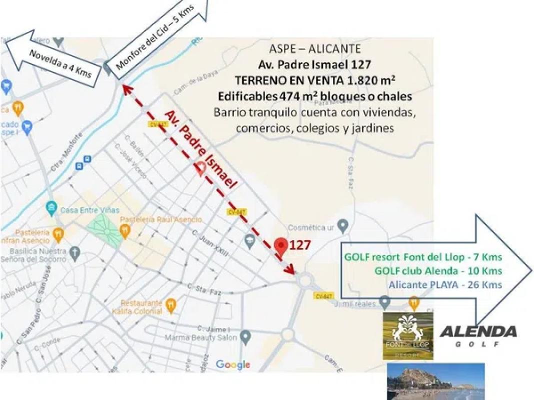 Terreno en venta en Aspe, Alicante photo 5