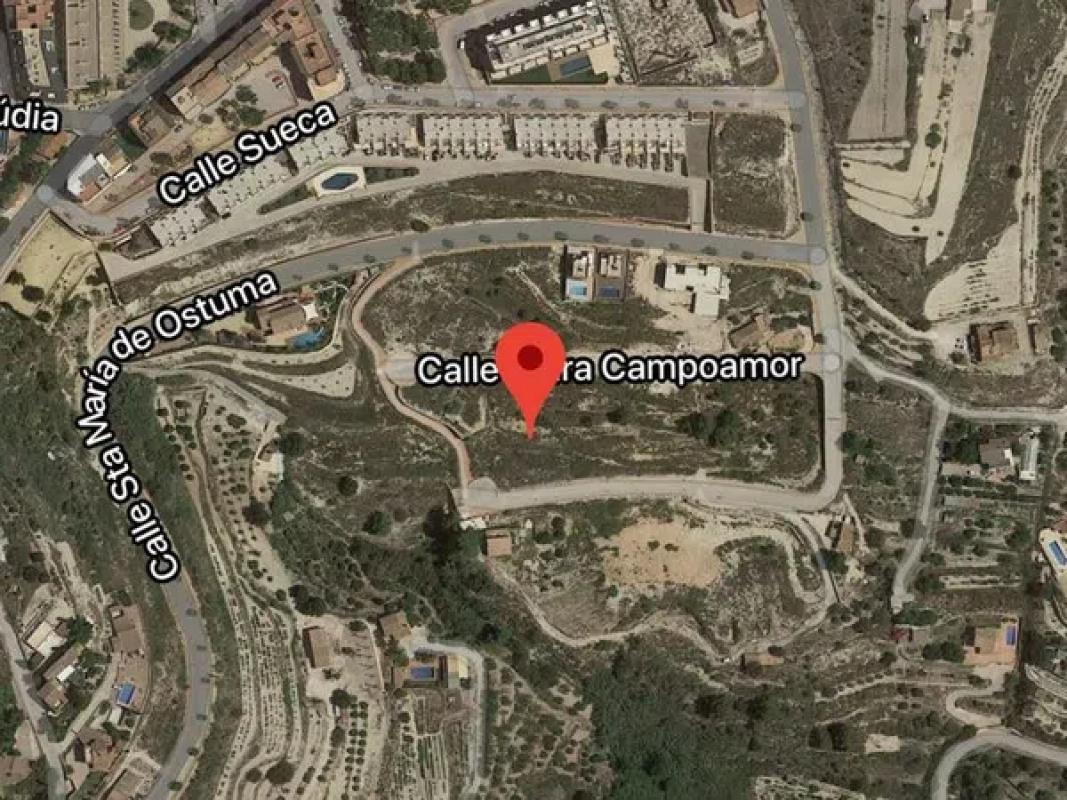Land for sale in Calpe, Alicante plan 2
