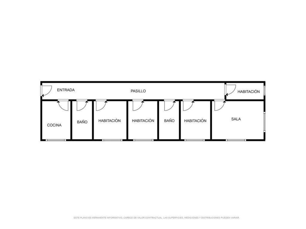 Venta de piso en El Rabal, Villena
plan 1