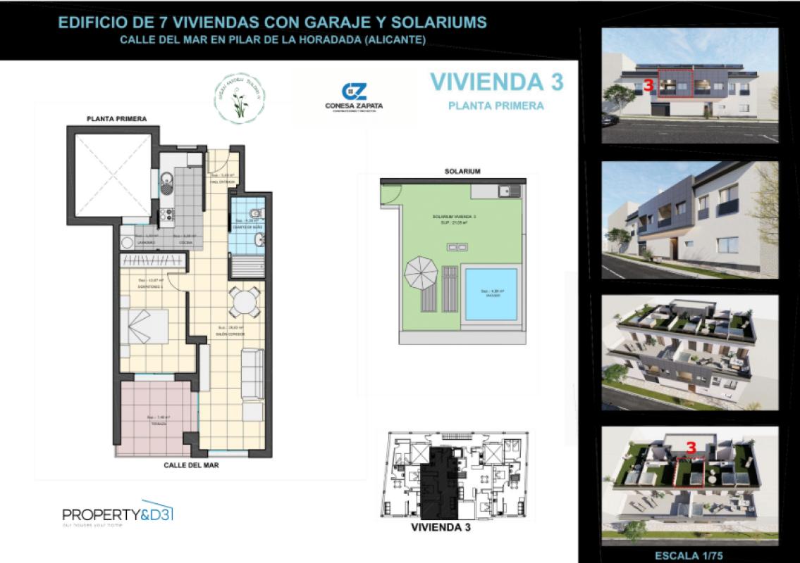 Obra nueva Green Garden Building IV en Pilar de la Horadada (Revista) plan 3