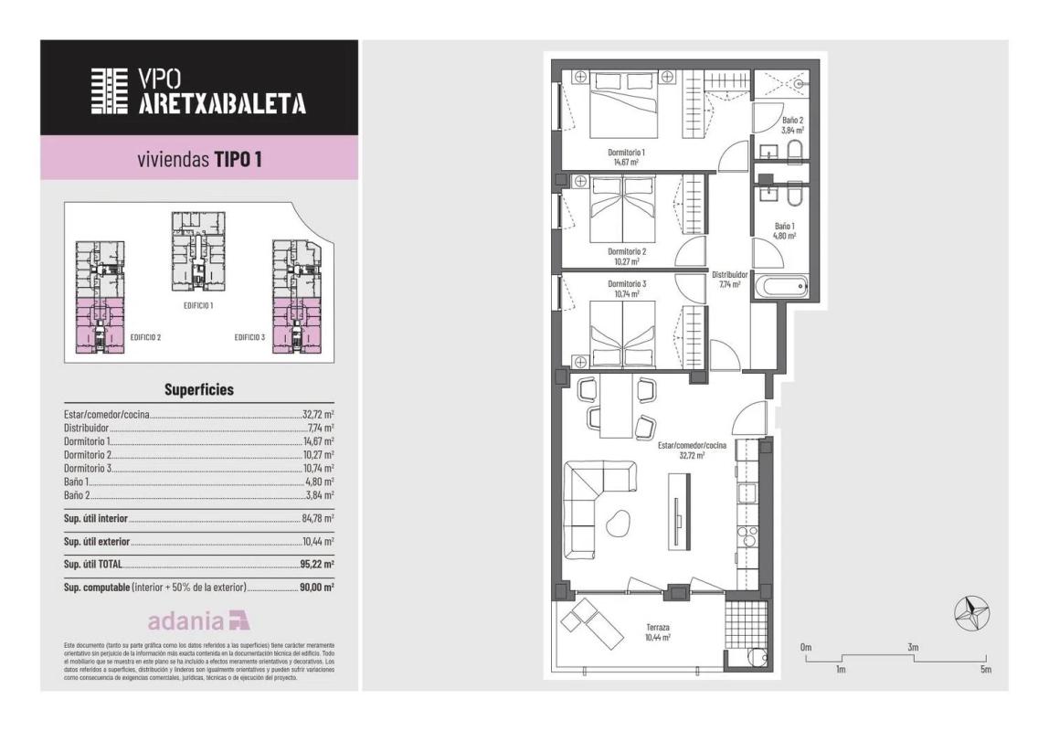 Nowa nieruchomość Vivir en Aretxabaleta w Vitoria-Gasteiz plan 2