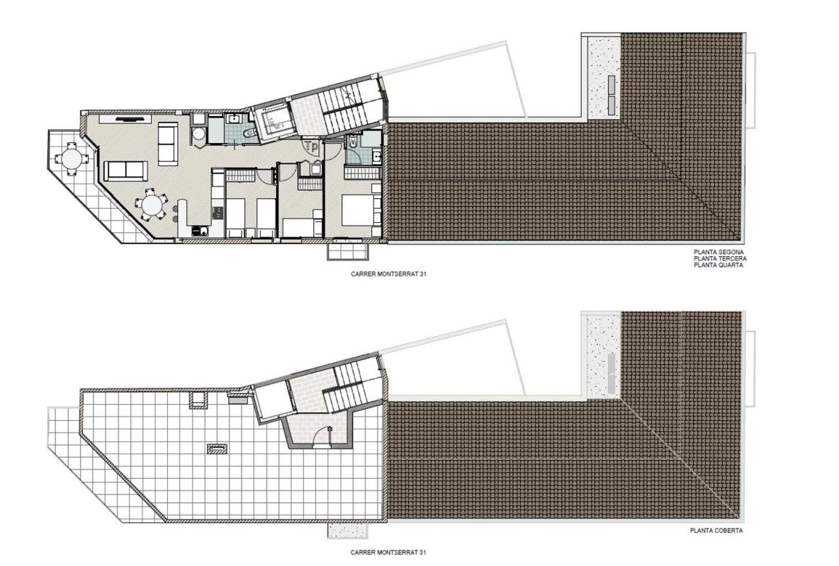 Obra nueva Montserrat 31 en Sant Cugat del Vallès (Revista) plan 3