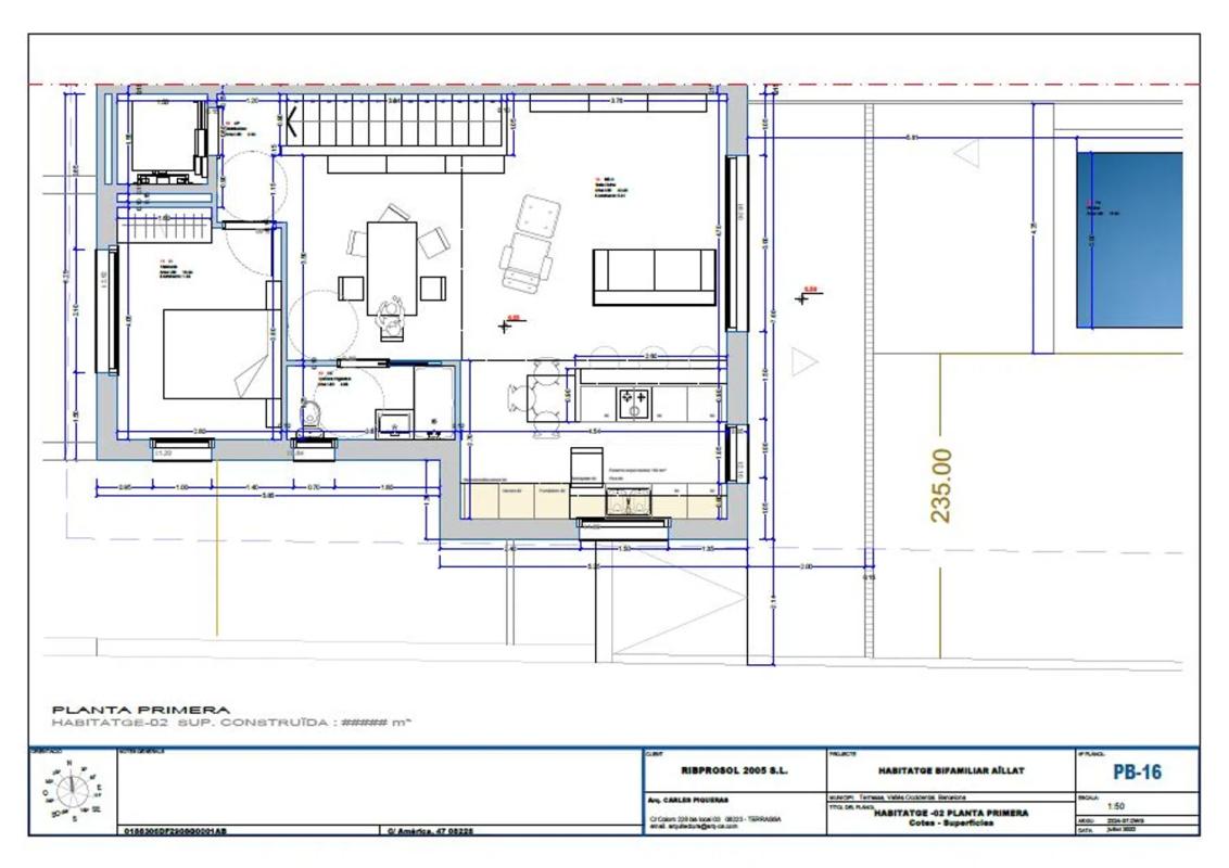 Obra nueva América (Can Parellada) en Terrassa (Revista) plan 2