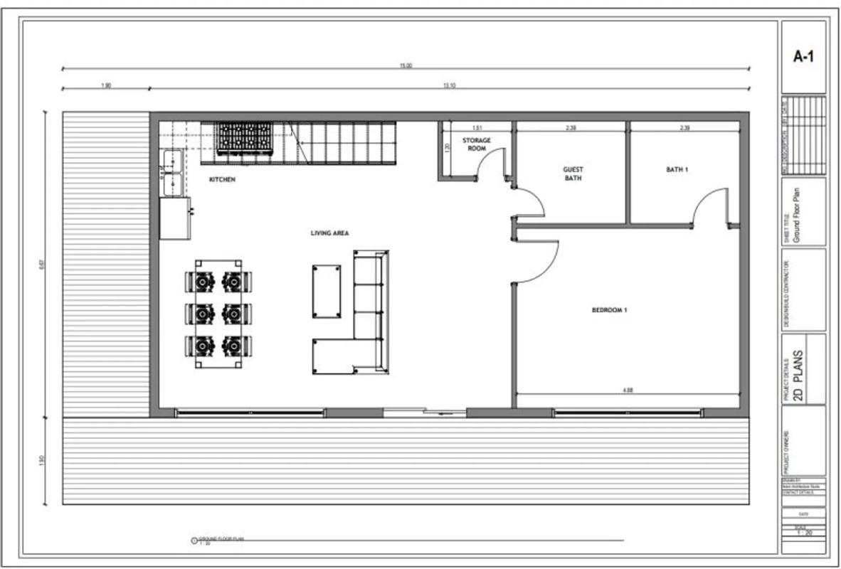 New construction VILLA RIO DE ORO in Manilva plan 1