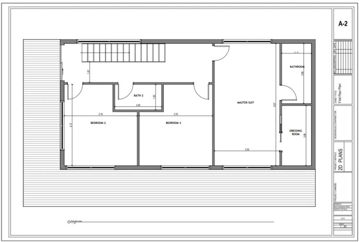 New construction VILLA RIO DE ORO in Manilva plan 2