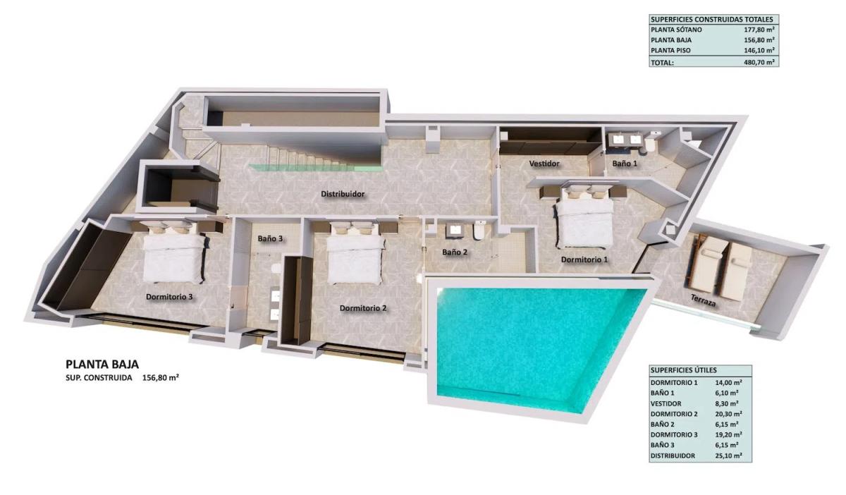 Obra nueva Sant Pere en Calvià (Revista) plan 1