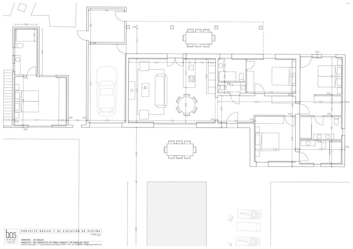 Obra nueva Bungalow en Cala Murada en Manacor (Revista) plan 1