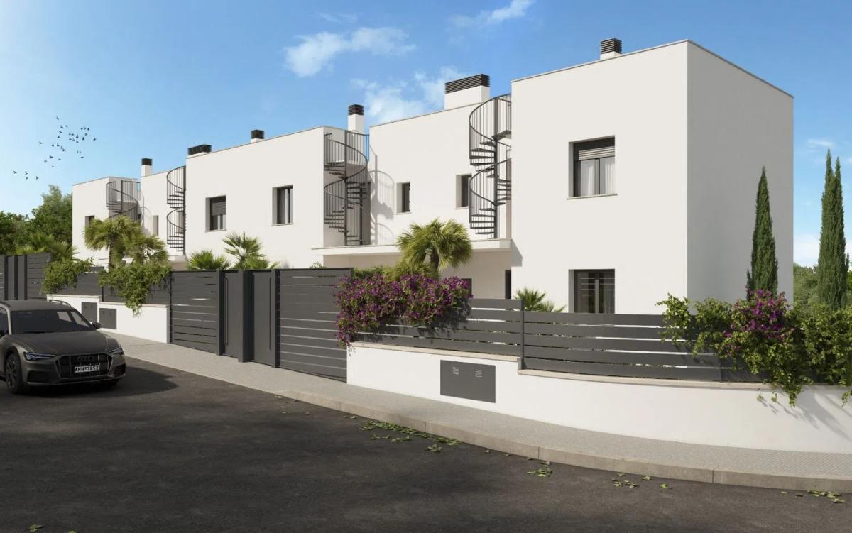 Obra nueva 4 viviendas pareadas en venta en calle Pilar Montaner 2 en Marratxi (Revista) photo 2