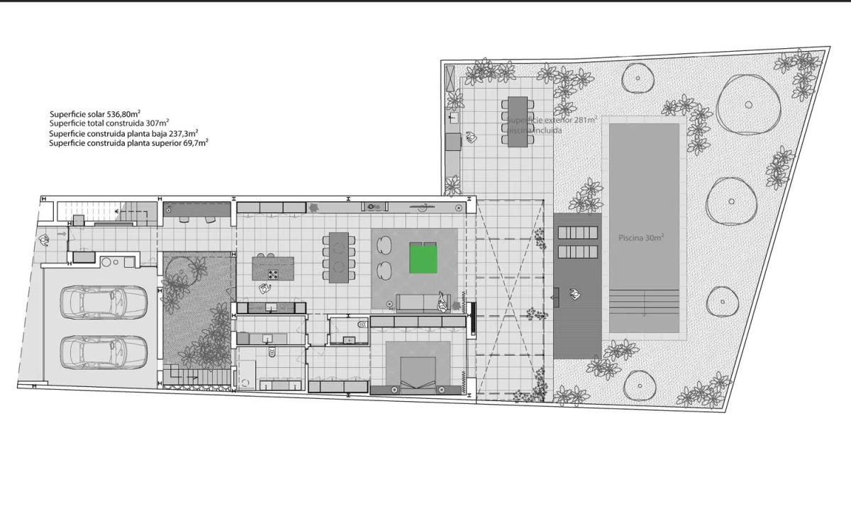 Obra nueva Villa Delma-Establiments en Palma de Mallorca (Revista) plan 1