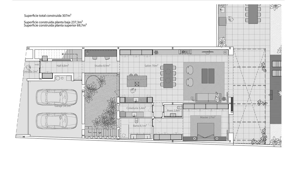 Obra nueva Villa Delma-Establiments en Palma de Mallorca (Revista) plan 2