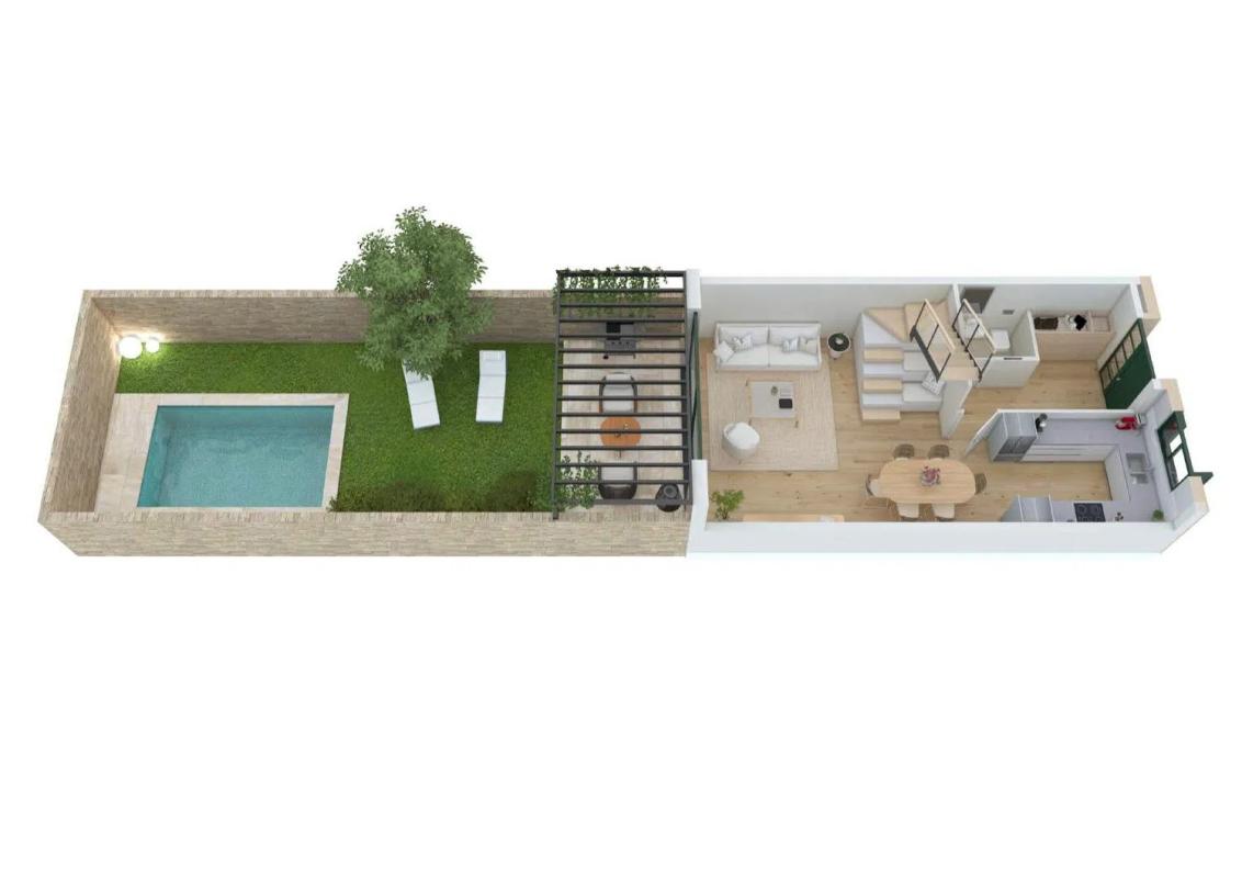Obra nueva Son Ferriol en Palma de Mallorca (Revista) plan 1