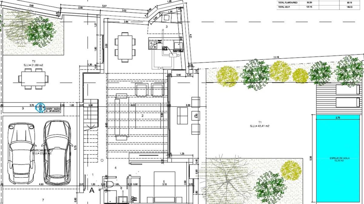 Obra nueva Jardins de Establiments en Palma de Mallorca (Revista) plan 1