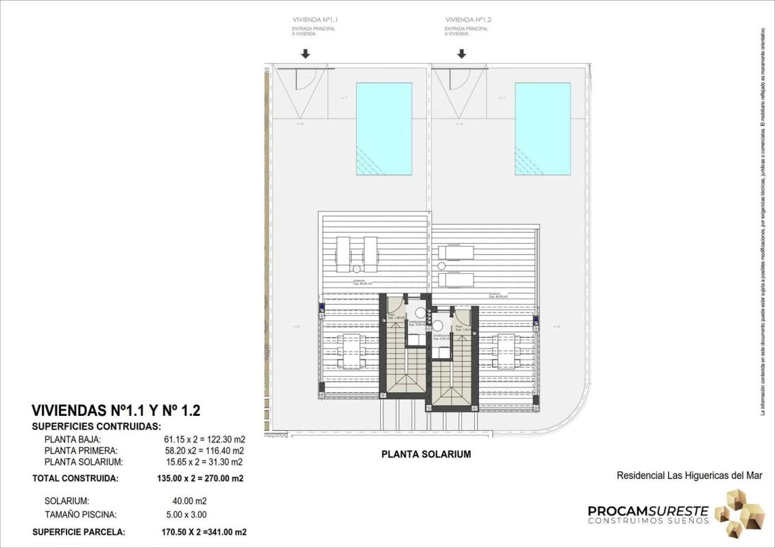 New construction 2 ADOSADOS AZALEA in Pilar de la Horadada plan 5