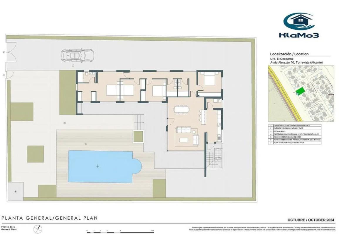 Obra nueva Luxury Dream Villa en Torrevieja (Revista) plan 1