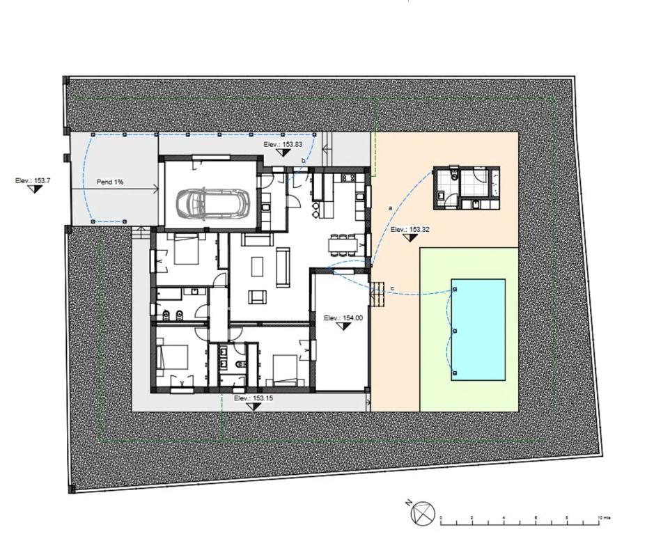 Nowa nieruchomość Chalet Independiente w Mutxamel plan 2