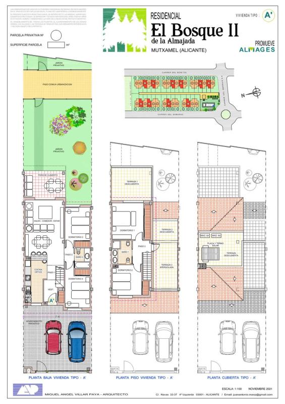 Obra nueva Residencial El Bosque II de la Almajada en Mutxamel (Revista) plan 3
