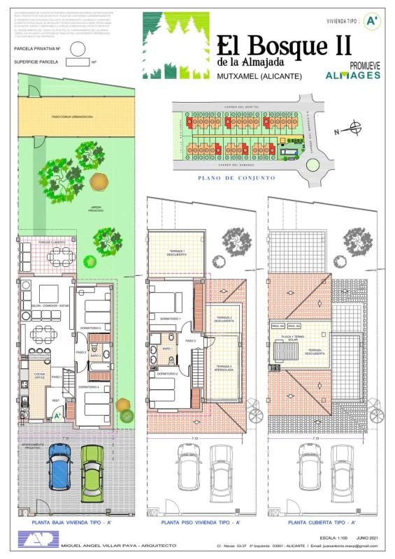 Obra nueva Residencial El Bosque II de la Almajada en Mutxamel (Revista) plan 5