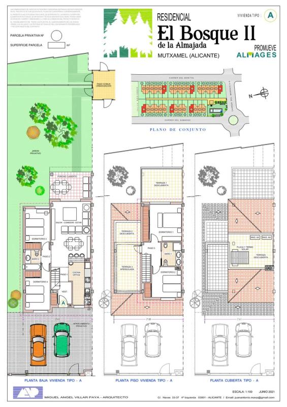 Obra nueva Residencial El Bosque II de la Almajada en Mutxamel (Revista) plan 6