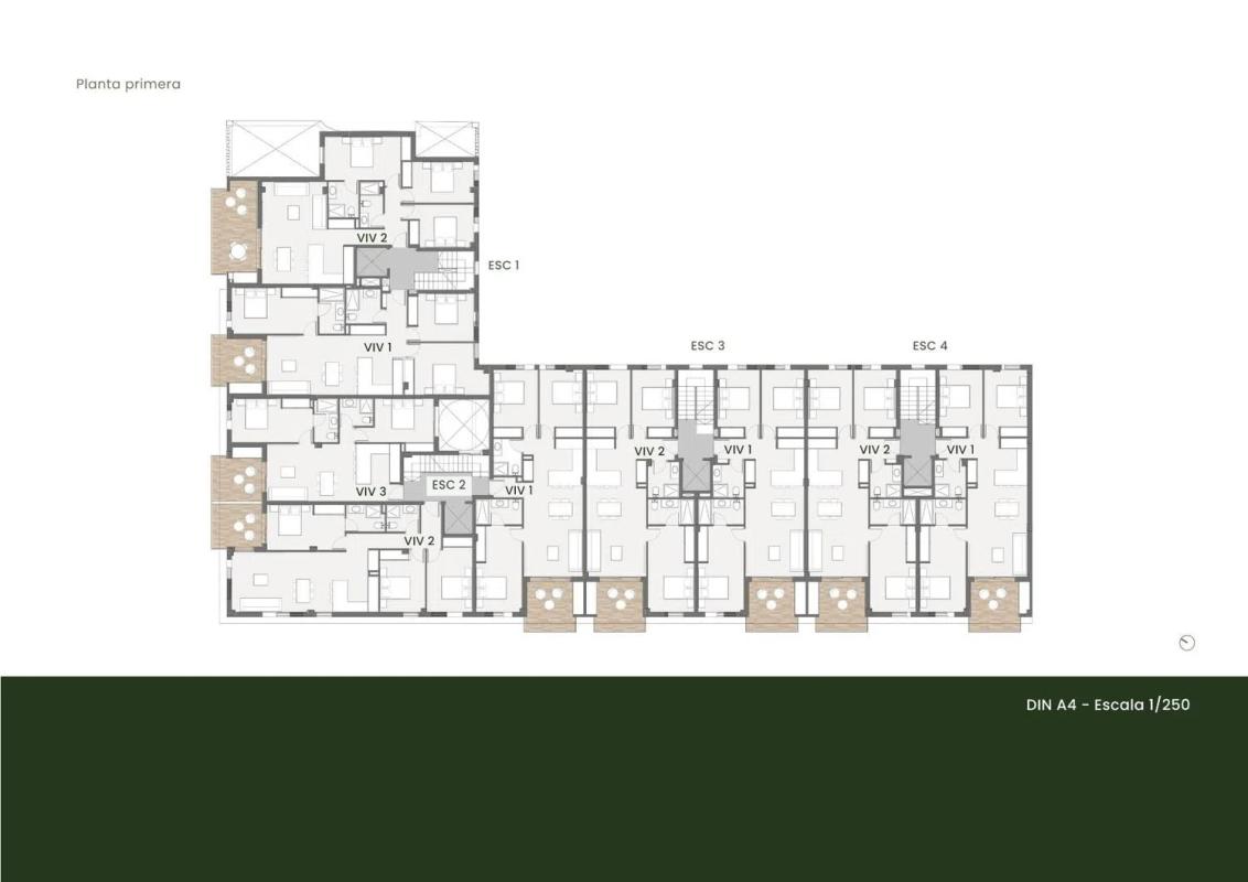 Obra nueva Residencial Entre Olivos III en Alicante / Alacant (Revista) plan 2