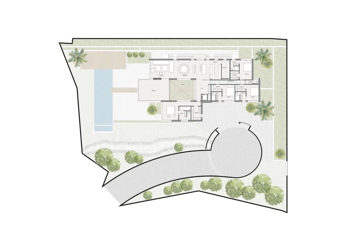 Obra nueva WATERFALL HOUSE en Jávea/Xàbia (Revista) plan 2
