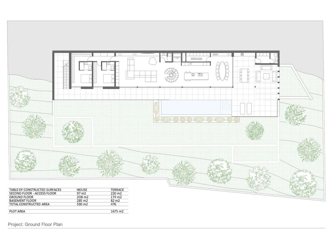 Sprzedaż niezależnego domku jednorodzinnego w Calle Centauro, 9, Jávea/Xàbia plan 2