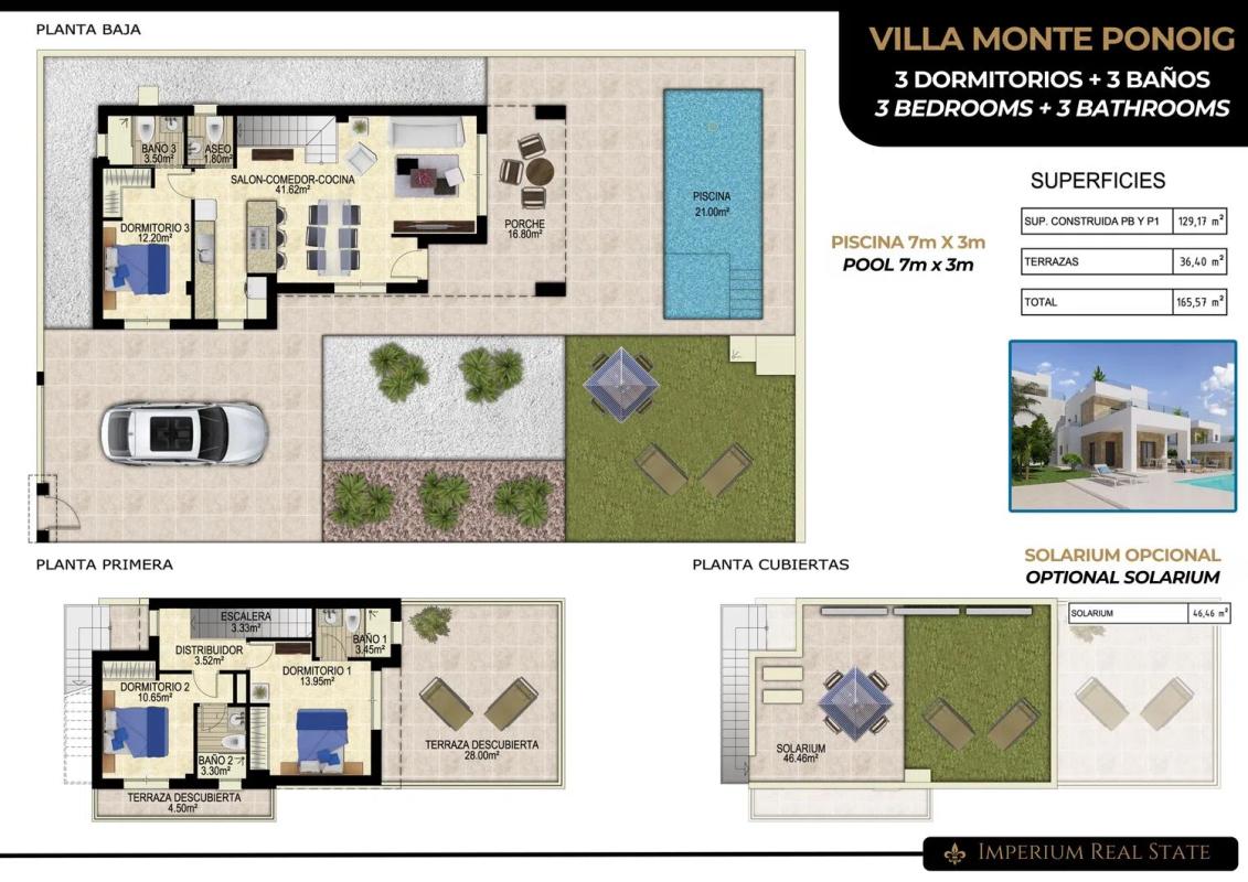New construction TOP OF POLOP VILLAS in Polop plan 1