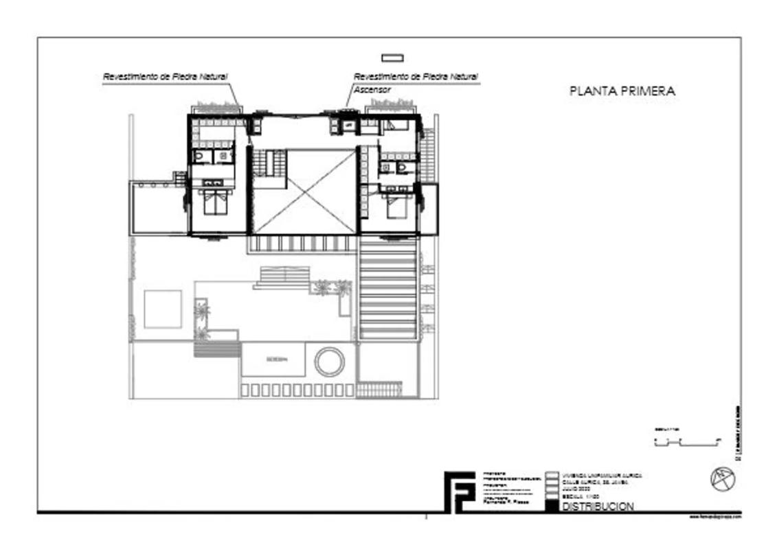 Obra nueva de Auriga, 36 en Jávea/Xàbia (Revista) plan 1