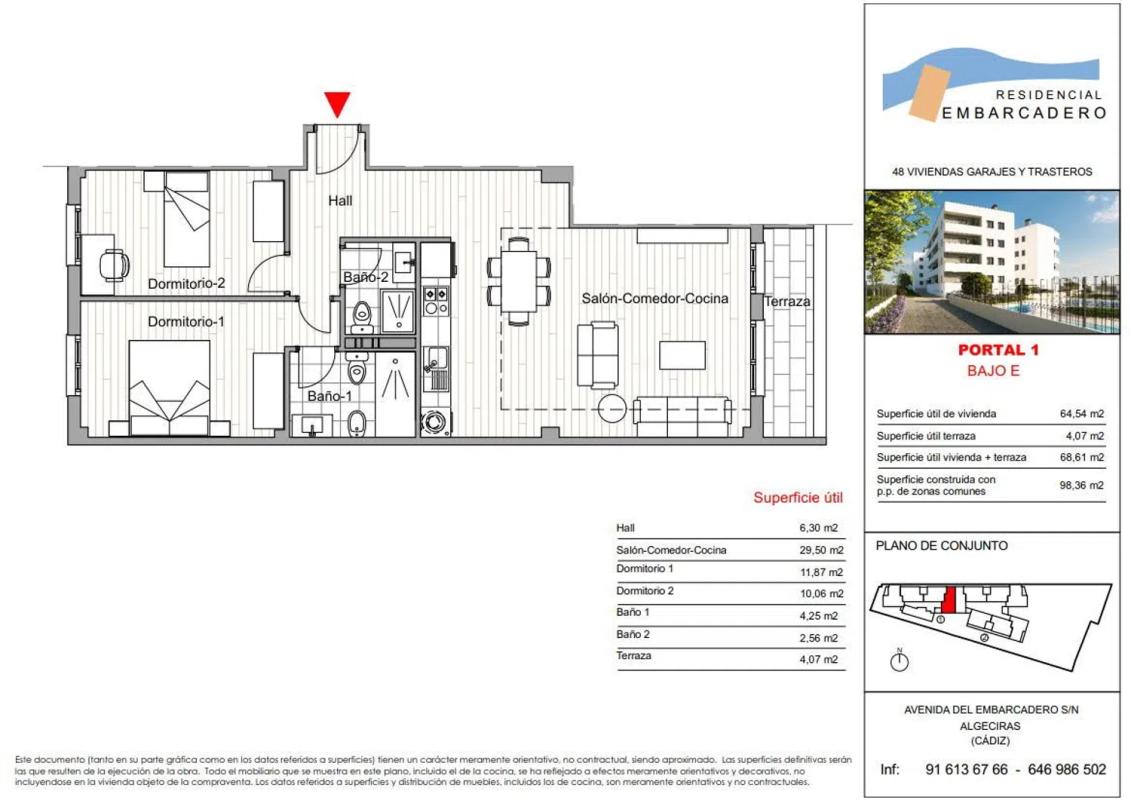 Obra nueva Residencial Embarcadero en Algeciras (Revista) plan 1