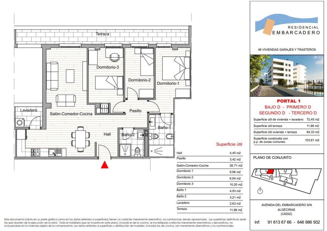 Obra nueva Residencial Embarcadero en Algeciras (Revista) plan 2